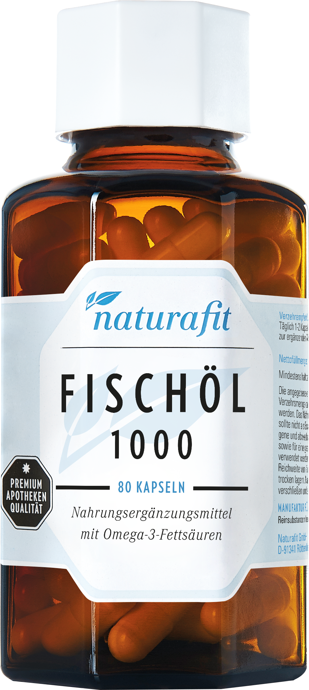 NATURAFIT Fischöl 1000 mg Kapseln