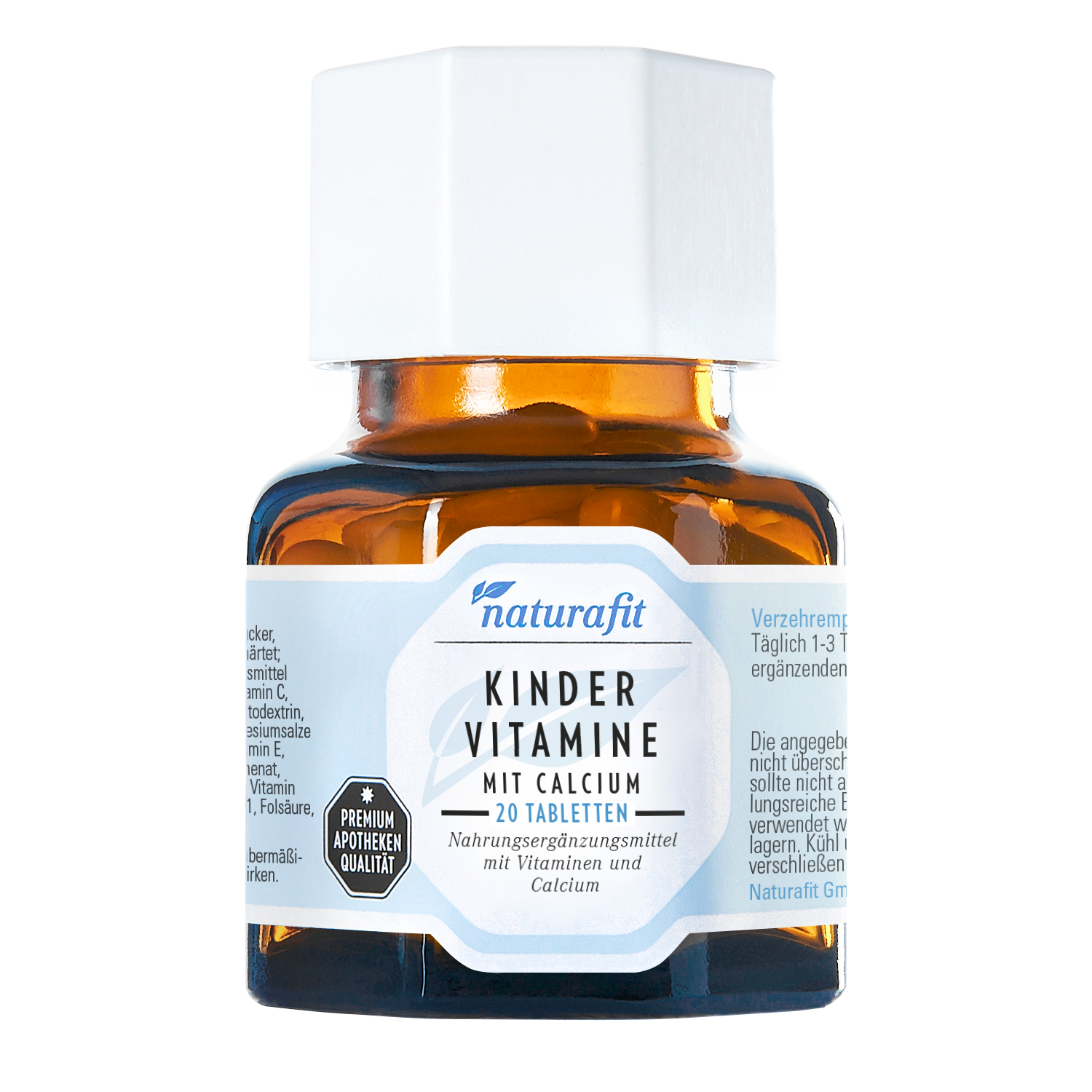 NATURAFIT Kindervitamine m.Calcium Lutschtabletten
