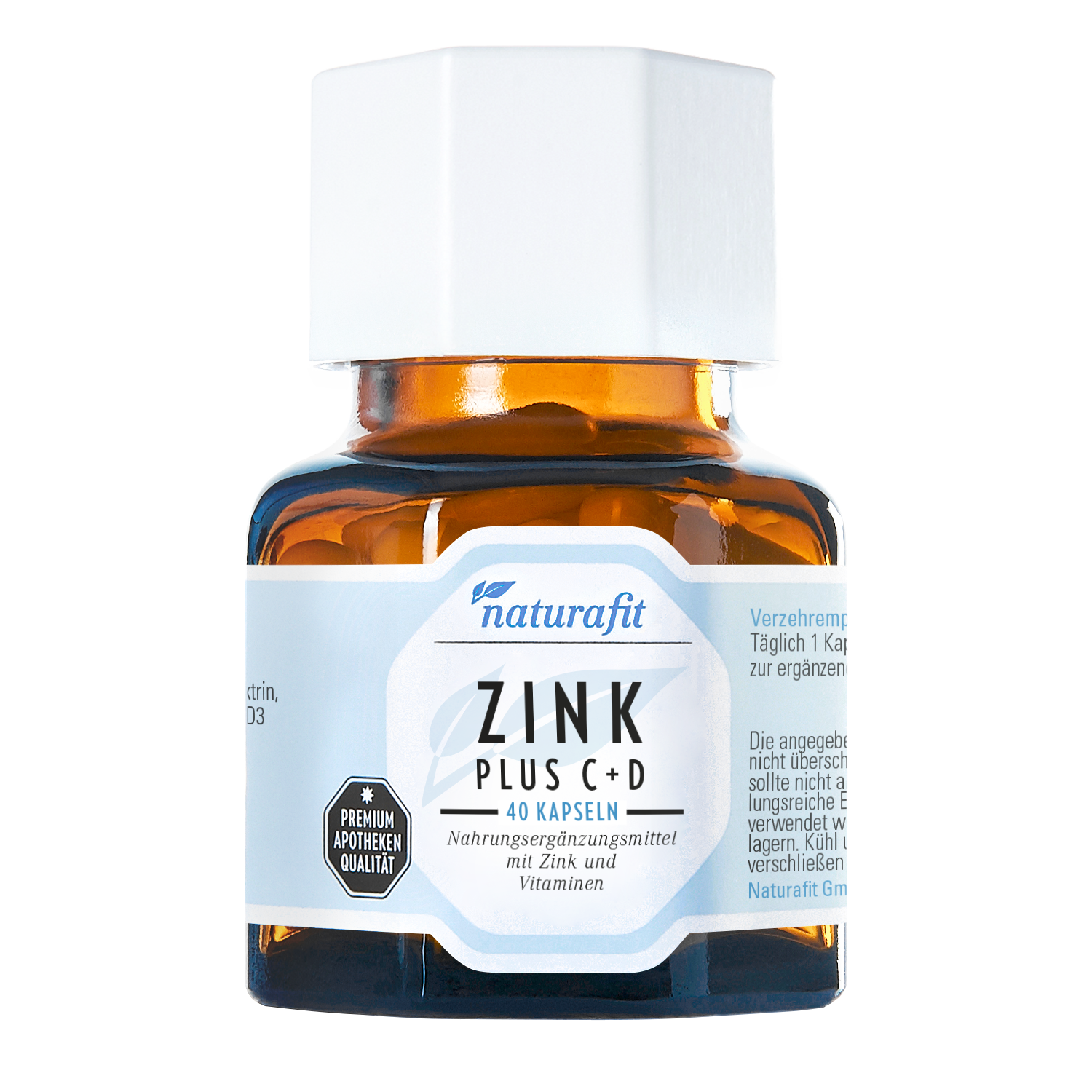 NATURAFIT Zink Plus C+D Kapseln